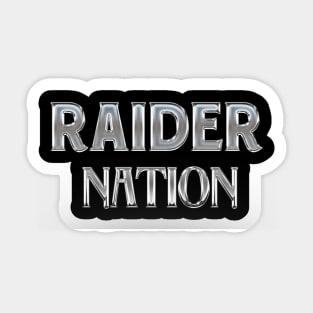 Raider Nation Sticker